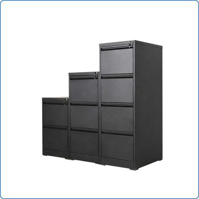 China (Size) RTD Style Adjustable High Quality Modern Office Furniture Knock Down Metal Steel Vertical File Storage Cabinet With 2/3/4 Drawers for sale