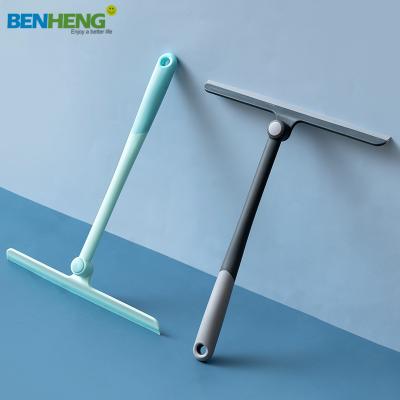 China Durable Rubber Silicone Glass Cleaner Window Wiper With Soft High Quality Silicone Balde for sale