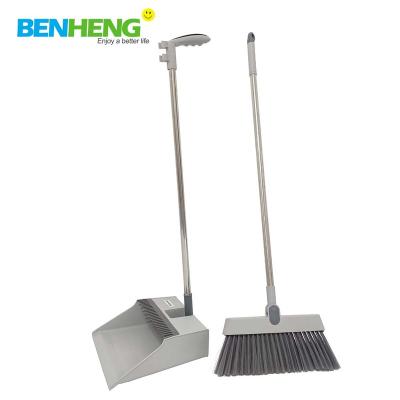 China Soft And Durable Houseware Cleaning Broom And Dustpan For Floor Cleaning for sale