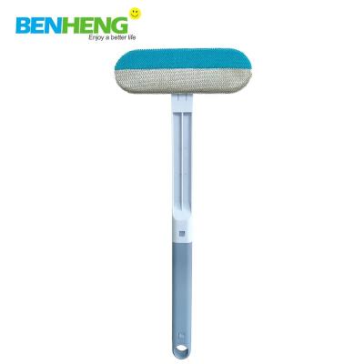 China BENHENG Viable Double Side Dusting Brush Electrostatic Window Screen Brush Hair-Removal Hair Brush for sale