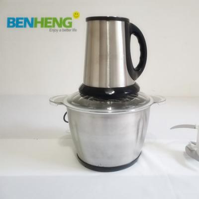 China BENHENG Household Home Kitchen Tableware Food Chopper Electric Meat Vegetable Food Easy Grinder for sale