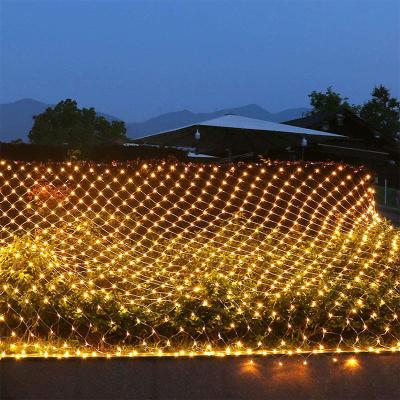 China Net mesh lights 2*3m 192 Led LED Net lights Mesh Fairy String Decorative Lights for Christmas Outdoor Wedding Garden Decorations for sale