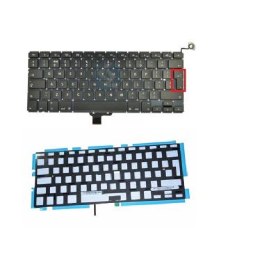 China Keypad Computer Parts Assemble New UK Layout Keypad With Backlight For Macbook Pro A1278 13.3