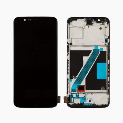 China For Oneplus OLED Version LCD Screen Display And Digitizer Touch Screen Assembly With Frame For OnePlus 5T Black for sale