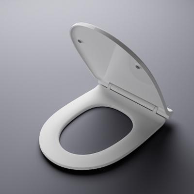 China Slow-end Toilet Seats Customized Factory Price PP Plastic Material Soft Close Toilet Seat Cover for sale