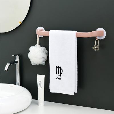 China Low Price Factory Wall Mounted Bathroom ABS Plastic Slippers Plastic Towel Rack Hanger With Hook for sale