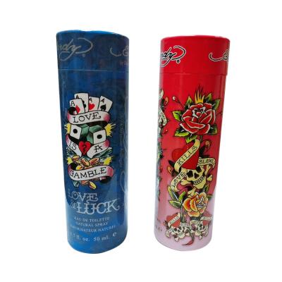 China Recyclable Bargain Price Free Sample Canister Cylinder Paper Boxes For Perfume Bottle for sale