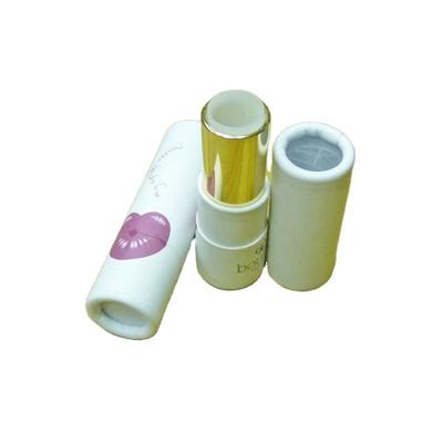 China Recycled Materials Customized Lift Up Cosmetic Lip Balm Lipstick Deodorant Paper Canister Cardboard Packaging for sale