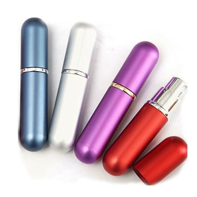 China Personal Care Wholesale 5ml 8ml 10ml Luxury Aluminum Mini Empty Perfume Bottles Personal Custom Multi Colors for sale