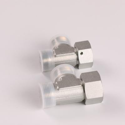 China NPT Machinery NPT High Pressure Hydraulic Hose Tee Connecting Fitting Carbon Steel Metal Pipe Fitting Stainless Steel Pipe Fittings for sale