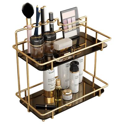 China Sustainable Hot Selling Home Fashion Cosmetics Storage Rack Makeup Organizer Storage Rack Makeup Brush Lipstick Organizer Makeup Holder for sale