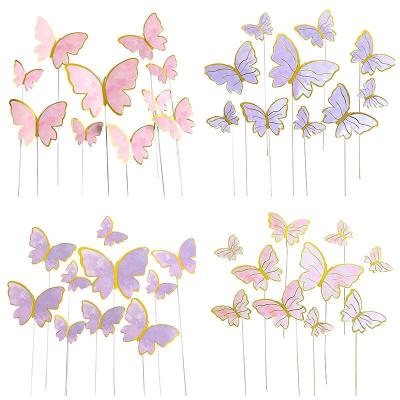 China Paper Cake Topper for Cake Decoration Baking Supplies 10pcs Ins Style  Mother's Day Easter Back to School Supplies 10 Sets for sale