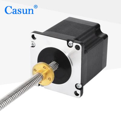 China 57x57x54mm Casun Motor 1.8 Degree 2 Phase Nema 23 Captive Stepper Motor For Robot 57SHD4423-120NL for sale