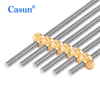 China Garment Shops T8 THSL-150/200/300/350/400/500/600/1000-8D Linear Worm Gear Motion With Copper Nut For 3D Printer Components for sale