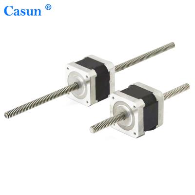 China Cheap hot Canton 42SHD00001-T1 NEMA 17 non-captive motot 34mm stack 0.4A advance 2mm length 85mm coating stepper motor for sale