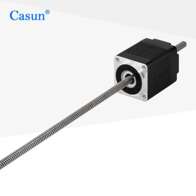 China Casun With Certificate NEMA 8 Micro Stepper Motor Linear Actuator 20x100mm Stepper Motor for sale