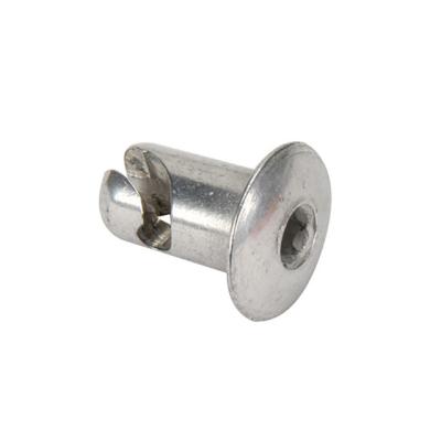 China General Industry Customized Machined Metal Flush Button Head Slotted Quarter Turn Fasteners for sale