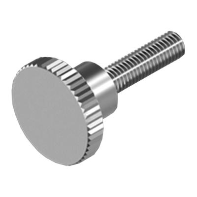 China CNC Machined M6 Medical Industrial Knob Screw , Stainless Steel 18-8 Hi-knurled Thumb Screw for sale