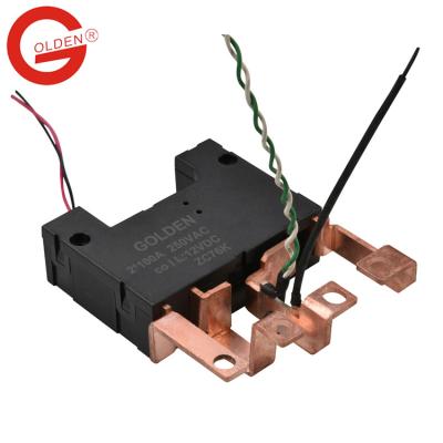 China ZC76K RoHS Compliant Gold Sealed Magnetic Latching Relay 24v UC2 100A 120A for sale