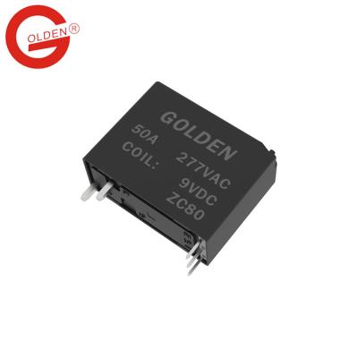 China ZC80 50A Relay Gold Sealed Magnetic Latching Smart Relay For Electric Meter for sale