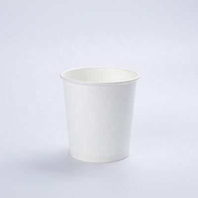 China Biodegradable Food Packaging Disposable White Takeout Box High Grade Round Soup Cup With Lid for sale