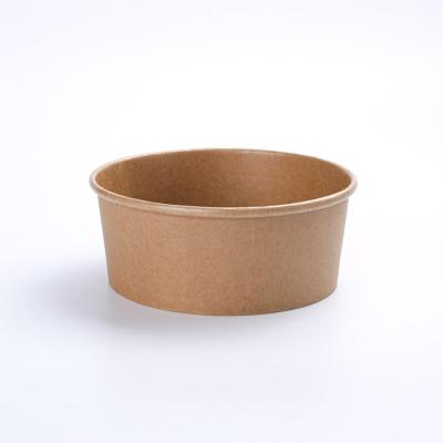 China High Capacity Biodegradable Beautiful Lunch Box Food Wrapping Paper Bowl Disposable Paper Bowl for sale