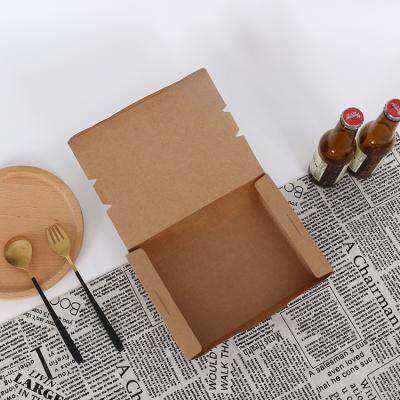 China Best Selling Recyclable Paper Boxes Chocolate Paper Rice Box Brown Paper Box For Lunch for sale