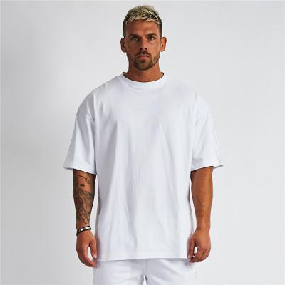 China QUICK DRY New Fashion Luxury Quality Cotton Loose Fit Little Drop Shoulder Brand Blank Men T Shirt Oversized for sale