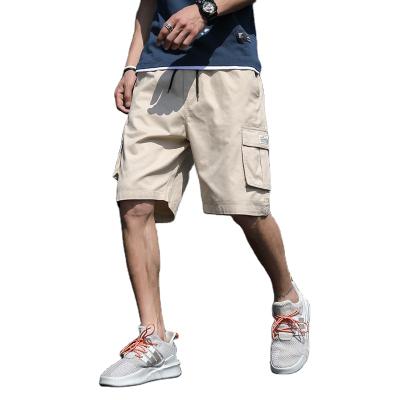 China 2021 Summer Casual Men's Anti-wrinkle Custom Cotton Pants Shorts Slightly Loosen Korean Casual Pants Men's Cargo Beach Pants for sale