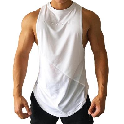 China QUICK DRY Fitness Vest for Men's Gym for Exercise Summer Sleeveless Tank Top for Men for sale