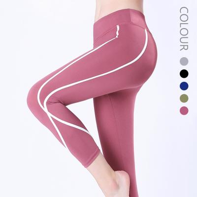 China High-waist yoga stretch Quick-drying Hip-lifting ladies QUICK-DRY pants breathable and moisture-absorbing leisure outdoor sports tight host for sale