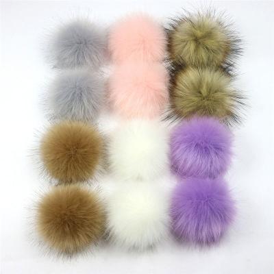 China 201 Fashion Accessories 12PCs 8cm DIY Handmade Hairball Hat Pom Pom Fake Fox Fur Apparel AccessoriesOther Fashion Access for sale