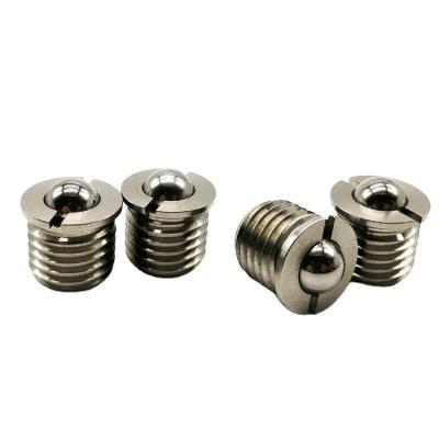 China Industry Stainless Steel Spring Set Screw Ball Plunger With Flanges for sale