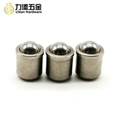 China Industry stainless steel mini M6 insert threaded ball plunger /ball spring plunger for sale