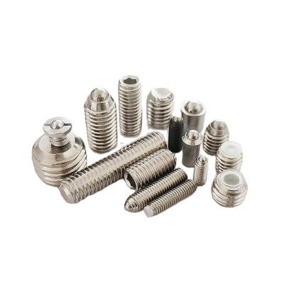 China Spring Ball Plunger Stainless Steel Hexagon Socket Set Screw Concave End Studs for sale