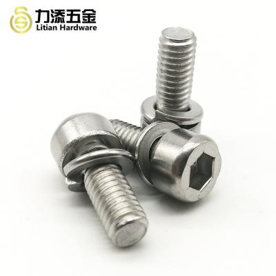 China Pan High Quality Stainless Steel Hex Socket Chicago Head Screws m7 for sale