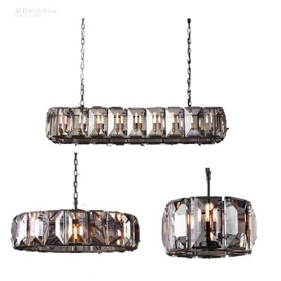 China Industrial Modern Pendant Home Hanging Light Fixture Crystal Chandeliers And Pendant Lights for sale