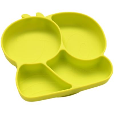 China Sustainable Factory Wholesale Toddlers Food Feeding Silicone Feeding Dishes For Baby for sale