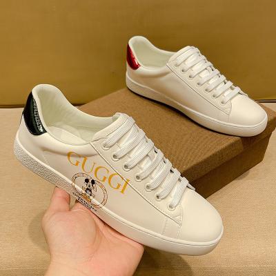 China 2022 New Dieatero Xie Men White European Station Korean Genuine Leather All-match Fashion Sports Casual Men's Damping for sale