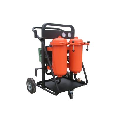 China Mini Waste Oil Plant Purifier Machine Oil Filter Trolley Cleaning Machine for sale