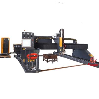 China Building Material Shops Gantry High Fine Flame Plasma CNC Cutting Machine With Kjellberg 300 for sale