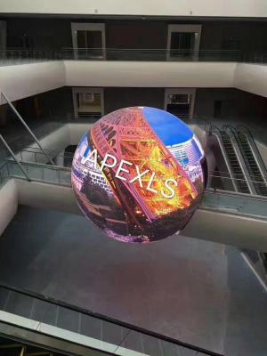 China Advertising Flexible LED Display Screen P10 Spherical Led Display 1R1G1B for sale