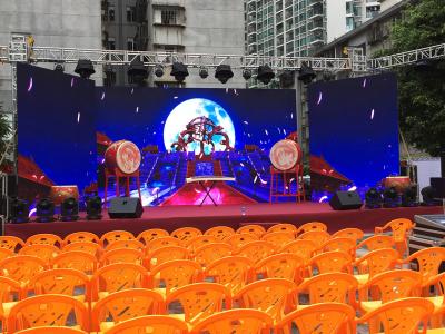 China Clear Image Outdoor Rental LED Display 140° Wide View Angle Low Power Consumption for sale