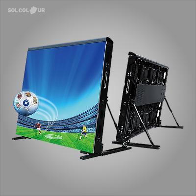 China 960x960mm High Protection Sport Stadium Perimeter LED Display With Soft Mask for sale