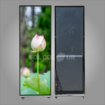 China Verplaatsbaar LED-posterdisplay 640x1920 mm Te koop