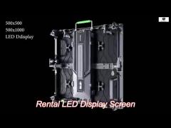 p2.604 500x500mm indoor rental led screen display ip30  high contrast