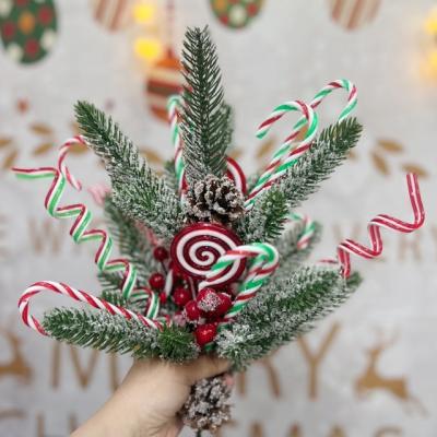 China Christamas Decoration Christmas Tree Ornaments Holiday Party Decoration Christmas Tree Plastic Hanging Candy Cane for sale