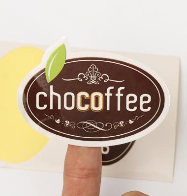 China Factory Wholesale Recycled Die Cut Custom Printing Label Sticker For Packaging for sale