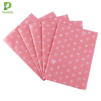 China Anticurl Custom Colored Brand Logo Printing Gift Wrapping Tissue Paper For Packaging for sale