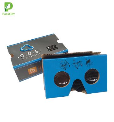 China New version 3d virtual vr glass box 2.0 super cheap promotion gift custom made 3d glass logo kids active glasses for sale